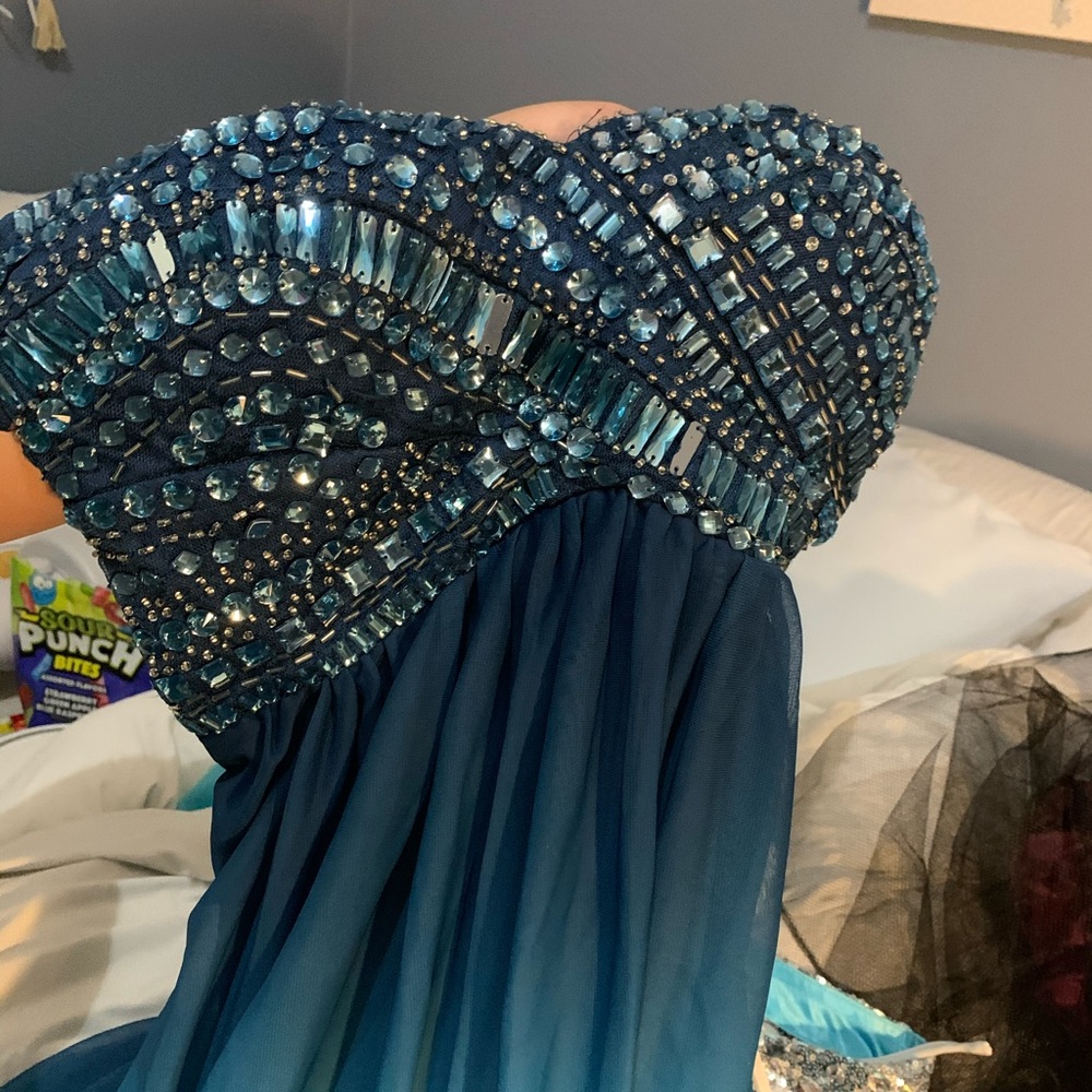 ombré formal dress